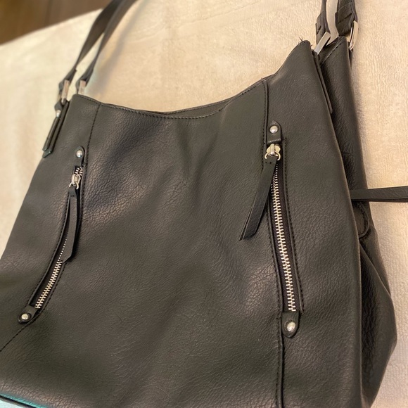 Vegan Leather Shoulder Bag Purse By Seven Days - Picture 2 of 8